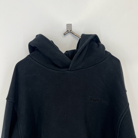 Adidas x Humanrace Pharrell Williams Logo Basics Hoodie In Black - Picture 2 of 8